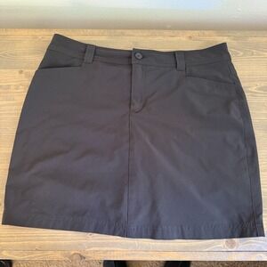 Eddie Bauer Womens 12 Black Outdoors‎ Athletic Skort Skirt